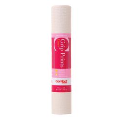 Con-Tact Grip Prints 5 ft. L X 12 in. W Almond Stone Non-Adhesive Shelf Liner