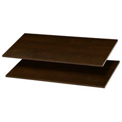 Easy Track 5/8 in. H X 34.875 in. W X 14 in. L Wood Closet Organizer Shelf