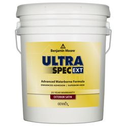 Benjamin Moore Ultra Spec Satin Base 3 Paint Exterior 5 gal