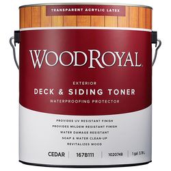 Ace Wood Royal Transparent Cedar Water-Based Acrylic Deck and Siding Toner 1 gal