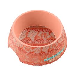 TarHong Margaritaville Coral Tropic Melamine Medium Pet Bowl For Cat/Dog
