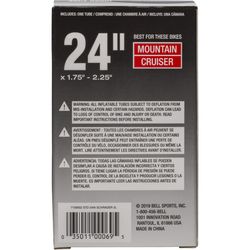 Bell Sports 24 in. Rubber Bicycle Inner Tube 1 pk