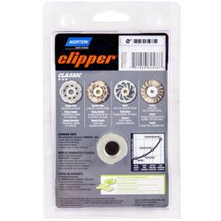 Norton Clipper 4 in. D X 5/8-11 in. X 0.210 in. thick Classic Cup Wheel 1 pk