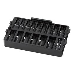 Milwaukee Shockwave 11.99 in. L X 1/2 in. drive Metric Socket Tray 1 pc