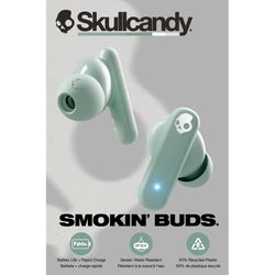 Skullcandy Wireless Bluetooth Earbuds w/Charging Case