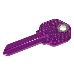 Lucky Line Magnetic House Key Blank Single For Kwikset Purple