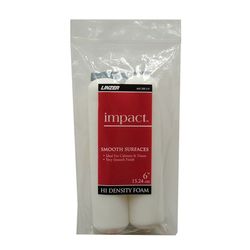 Linzer Impact Foam 6 in. W Mini Paint Roller Cover 2 pk