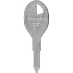 HILLMAN Traditional Key Automotive Key Blank Double For Nissan Silver