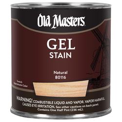 Old Masters Semi-Transparent Natural Oil-Based Alkyd Gel Stain 1/2 pt