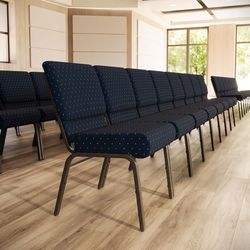 Flash Furniture Navy Blue Fabric Chair