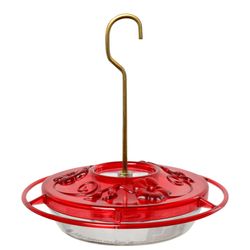 Aspects HummZinger Hummingbird 8 oz Polycarbonate Hummingbird Feeder Nectar Bird Feeder 3 ports