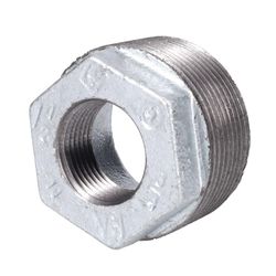 STZ Industries 1-1/2 in. MIP each X 3/4 in. D FIP Galvanized Malleable Iron Hex Bushing