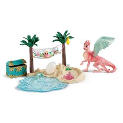 Schleich Bayala Dragon Island w/Treasure Toy Multicolored