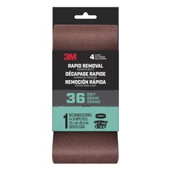 3M Rapid Removal 24 in. L X 4 in. W Aluminum Oxide Sanding Belt 36 Grit Coarse 1 pc