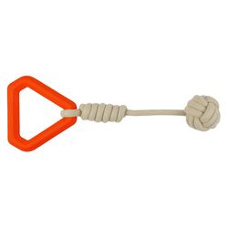 Carhartt For Dog Orange Cotton/Rubber Monkey Fist Dog Tug Toy 1 pk