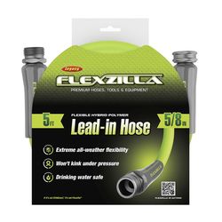 Legacy Flexzilla 5/8 in. D X 5 ft. L Heavy Duty Premium Grade Leader Hose