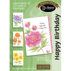 Divinity Birthday Boxed Card 12 pk