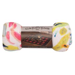 Carstens Inc Multicolored Sherpa Field of Flowers Blanket 20 in. W X 30 in. L