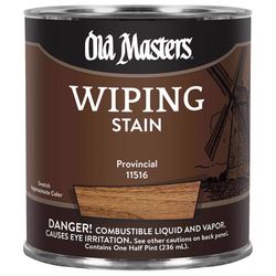 Old Masters Semi-Transparent Provincial Oil-Based Wiping Stain 1/2 pt
