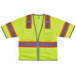 Ergodyne GloWear Reflective Two-Tone Safety Vest Lime S/M