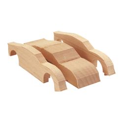 PineCar Full Body Pre-Cut Designs Natural