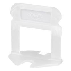 QEP Xtreme 1.29 in. H X 1.08 in. W X .95 in. L Plastic Tile Leveling Clips 500 pc