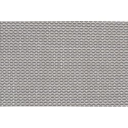 Pacific Merchants Black/White Quartz Vinyl Placemats 18 in. L X 12 in. W