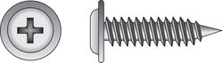 HILLMAN No. 8 Ga. X 1 in. L Phillips Truss Head Self-Piercing Screws 1 pk