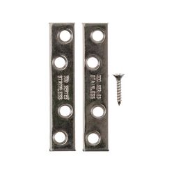Ace 3 in. H X 0.625 in. W X 3 in. L Stainless Steel Mending Brace