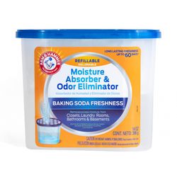 Arm & Hammer No Scent Moisture Absorber and Odor Eliminator 14 oz Beads