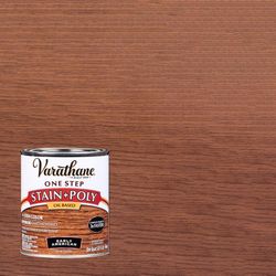Varathane Semi-Gloss Early American Oil-Based Oil Modified Urethane One-Step Stain/Poly 1 qt