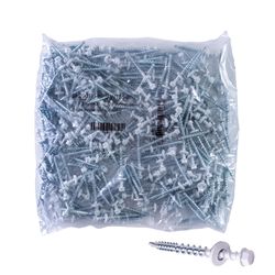 HILLMAN Power Pro No. 10 Ga. X 2 in. L Hex Drive Washer Head Coarse Roofing Screws