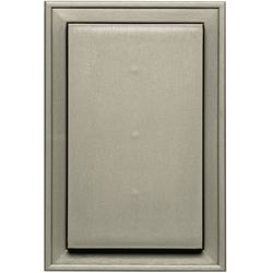 Builders Edge 12 in. H X 8 in. W X 1-1/2 in. L Prefinished Clay Vinyl Mounting Block