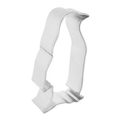R&M International Corp 3 in. W X 4 in. L Penguin Cookie Cutter Silver 1 pc