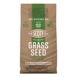 O.M. Scott & Sons Tall Fescue Grass Sun or Shade Fertilizer/Seed/Soil Improver 8 lb