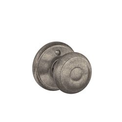 Schlage F Series Georgian Distressed Nickel Dummy Knob