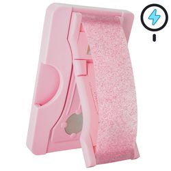 LoveHandle MagSafe Pink Diamond Glitter Cell Phone Grip For All Mobile Devices