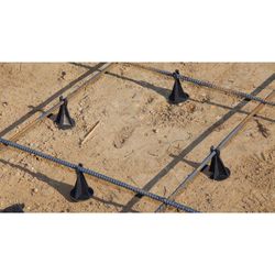 Grip-Rite Plastic Rebar High Chairs 2.25 in. H X 2.25 in. D