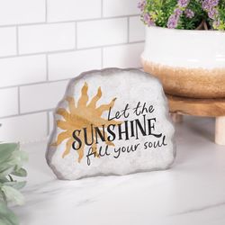 P Graham Dunn 6 in. H X 7 in. L Gray MDF Sunshine Tabletop Sign