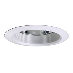 Halo Matte White 6 in. W Metal Incandescent Recessed Air Tite Trim