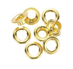 General 1/4 in. D Brass Grommet 24 pk