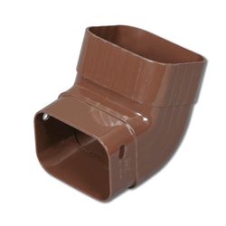 Amerimax 4.25 in. H X 3.25 in. W X 4.25 in. L Brown Vinyl K Gutter Elbow