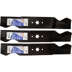 Stens 54 in. Mulching Mower Blade For Riding Mowers 3 pk