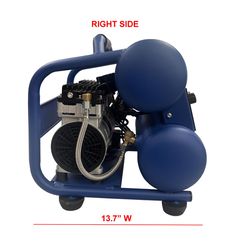 Eagle Silent 1 gal Horizontal Portable Air Compressor 125 psi 0.75 HP