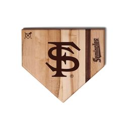 Baseball BBQ 12 in. L X 12 in. W X 1 in. Maple NCAA Florida State Cutting Board