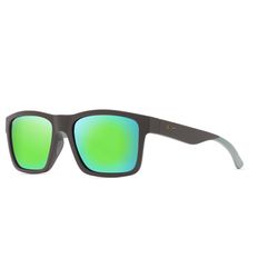 Maui Jim The Flats Sunglasses Unisex Brown w/Mint Frame Maui Green Lens Polarized