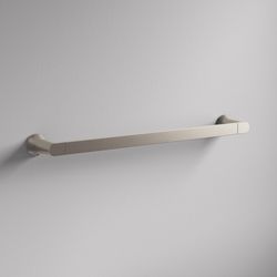 Moen Genta Brushed Nickel Silver Towel Bar 18 in. L Zinc