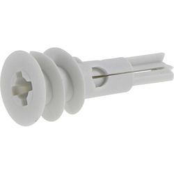 HILLMAN 1/2 in. D X 1.5 in. L Nylon Ribbed Head Drywall Anchors 100 pc