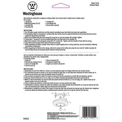 Westinghouse Ceiling Canopy Kit