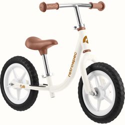 Retrospec Cub 2 Kid's 12 in. D Balance Bicycle Eggshell